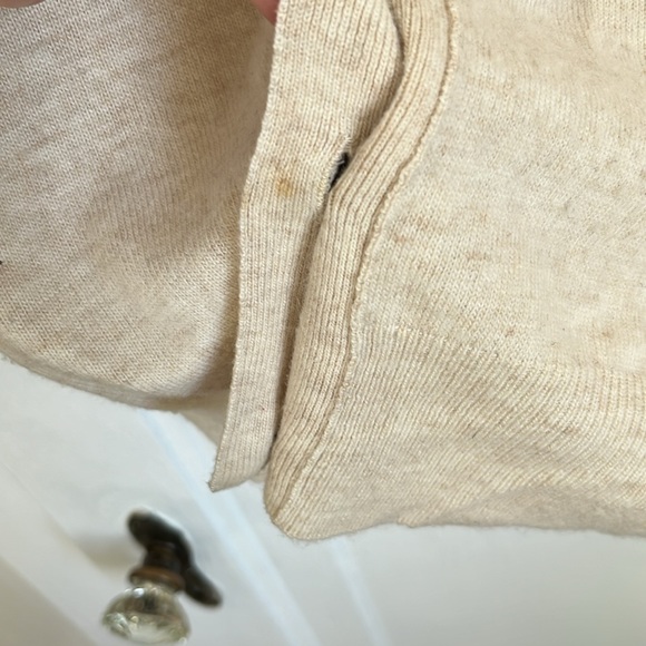 J Crew Classic V Neck Knit Cardigan Sweater Wool Cashmere - Picture 8 of 8